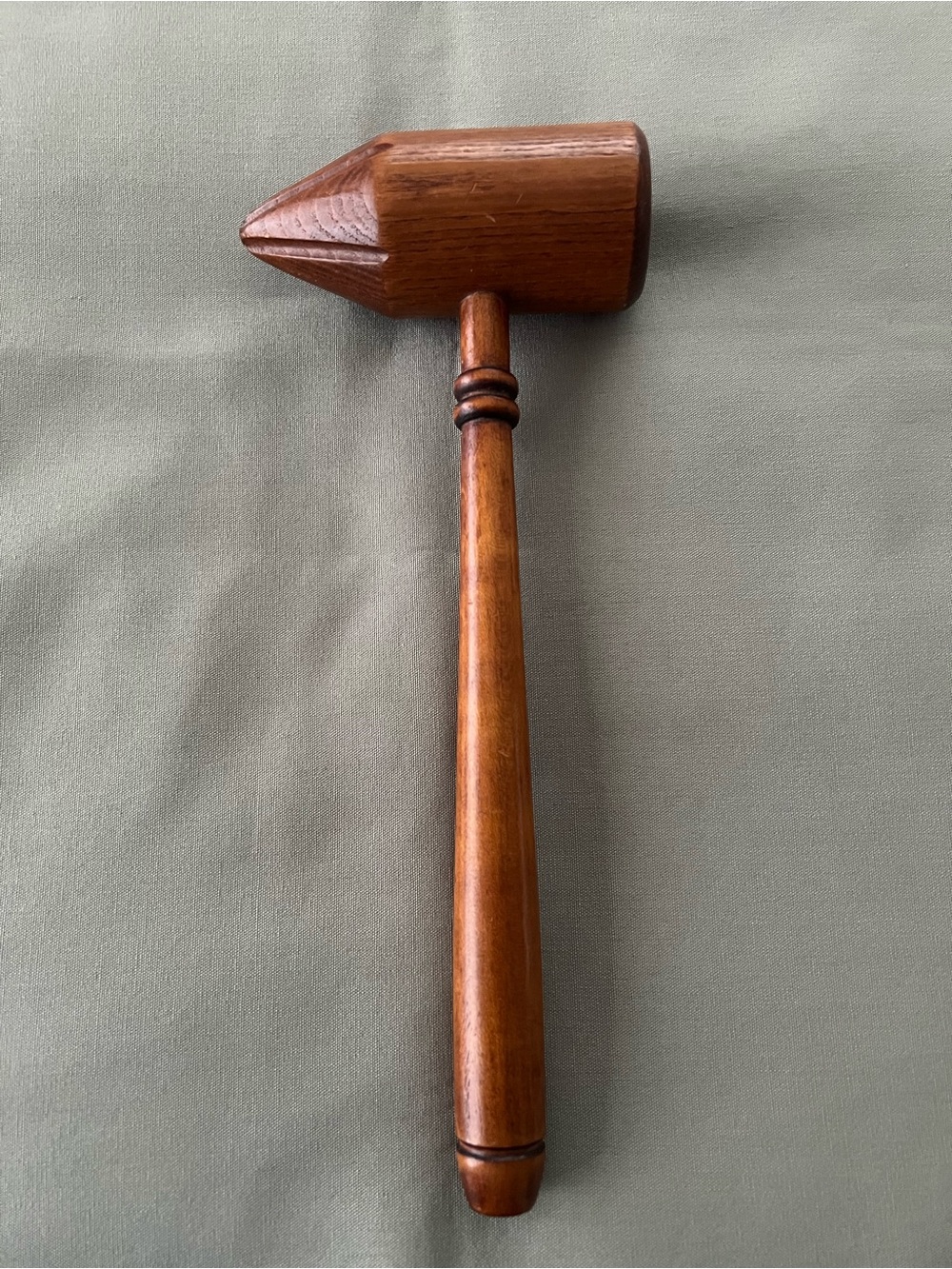 Vintage Wooden 12” Bossing Mallet for Crushing and Tenderizing